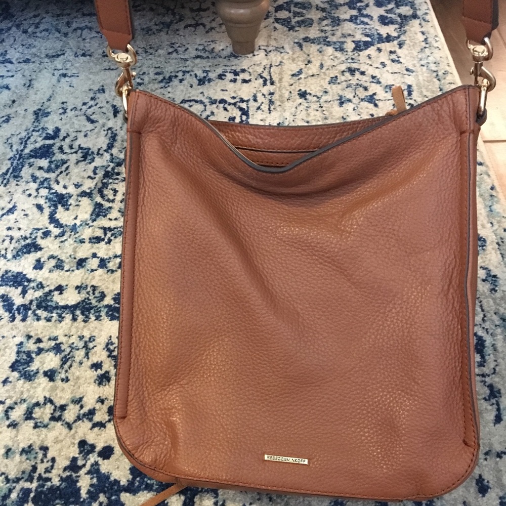 Rebecca Minkoff pebbled brown crossbody